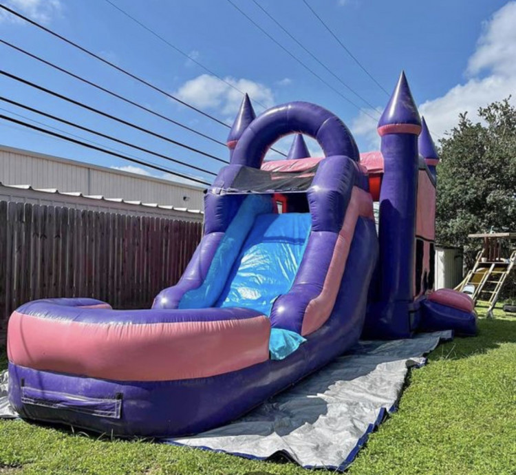 Princess Castle Bounce House with Slide (Wet or Dry)