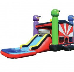 Ninja Bounce House w/ Slide (Wet or Dry)