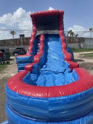 20 Foot Red & Blue Slide